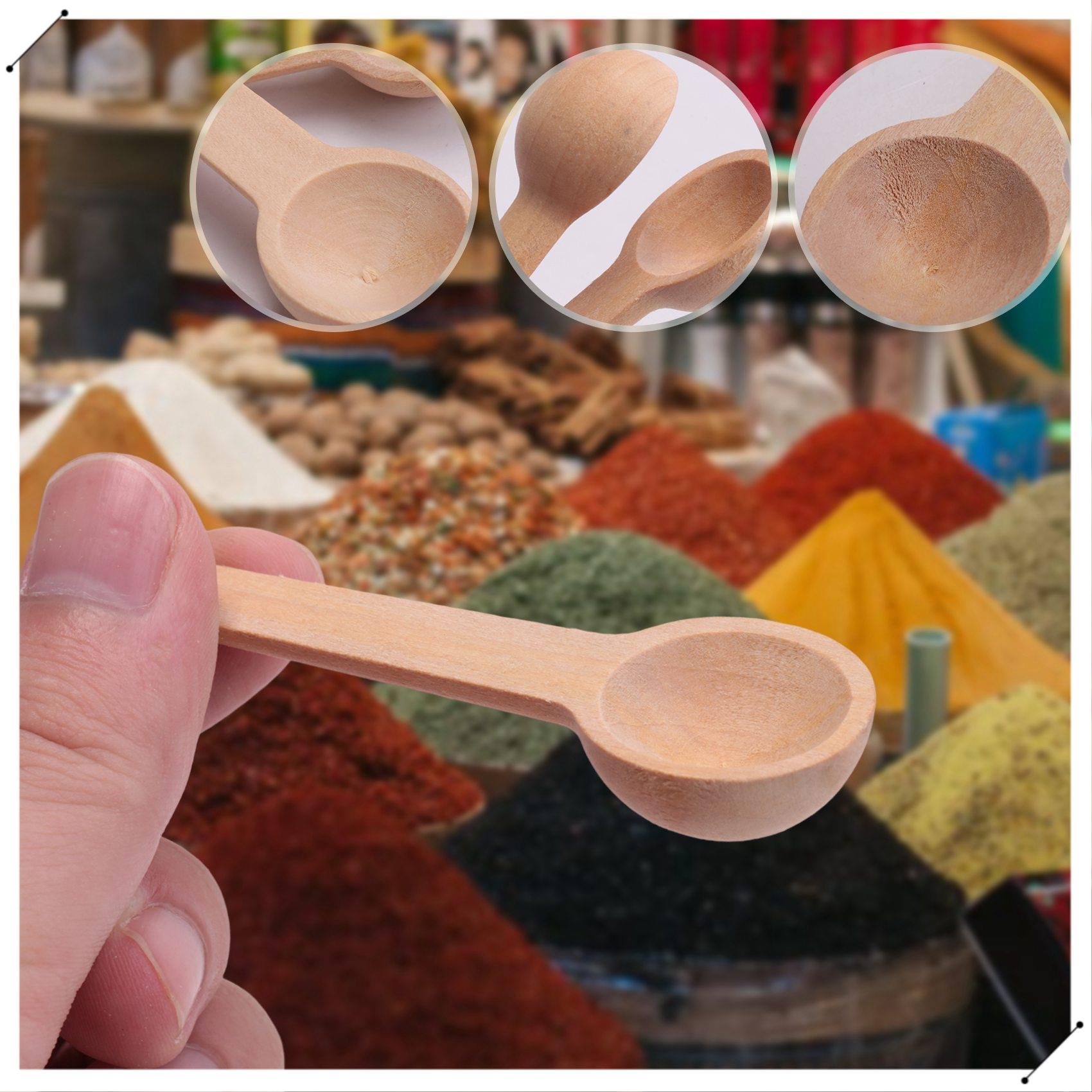 100 Pieces Mini Wooden Spoons  - Coffee Equipment And Tools review and price